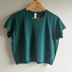 lululemon athletica Forest Green Short Sleeve Tee
